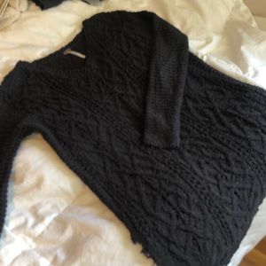 Free People Cable Sweater